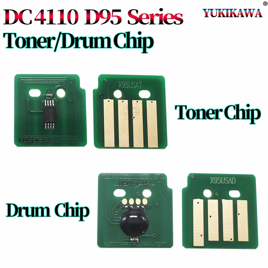 

10X Toner Chip Drum Chip For Use in Xerox DocuCentre 4110 4127 4112 4590 4595 1100 900 9000 D95 D110P D125P D136P