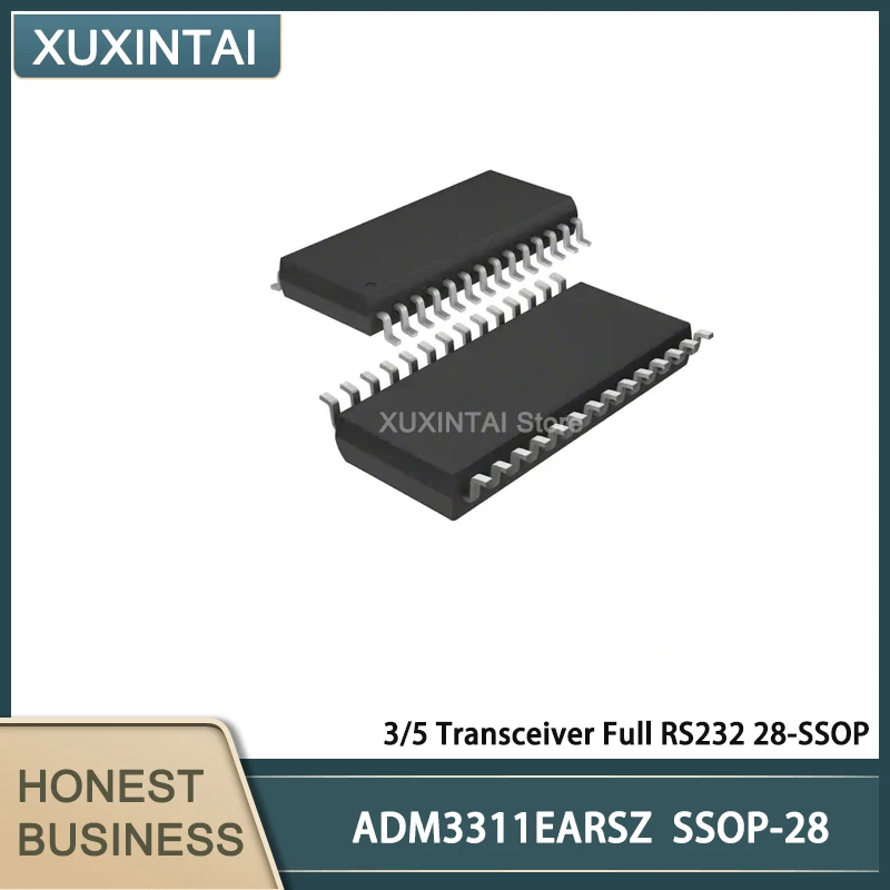 

5Pcs/Lot ADM3311EARSZ ADM3311 3/5 Transceiver Full RS232 28-SSOP