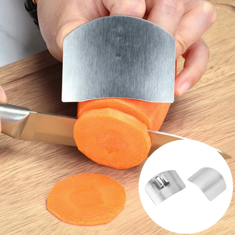 

Stainless Steel Finger Guard Finger Hand Cut Hand Protector Knife Cut Finger Protection Tool Kitchen Cooking Knives Accessories