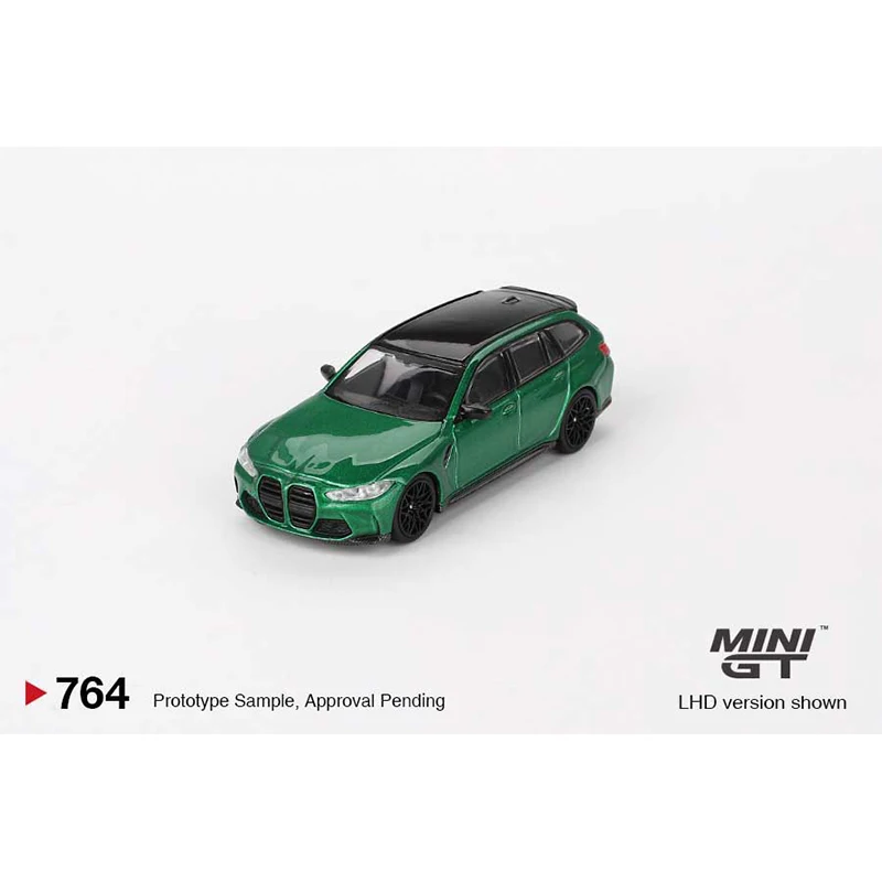 MINIGT 764 1:64 M3 Competition Touring Lsle Of Man зеленый металлик литая под давлением диорама