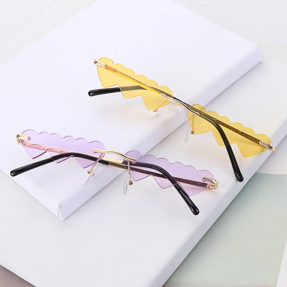 

Солнцезащитные очки без оправы UV400 в стиле ретро