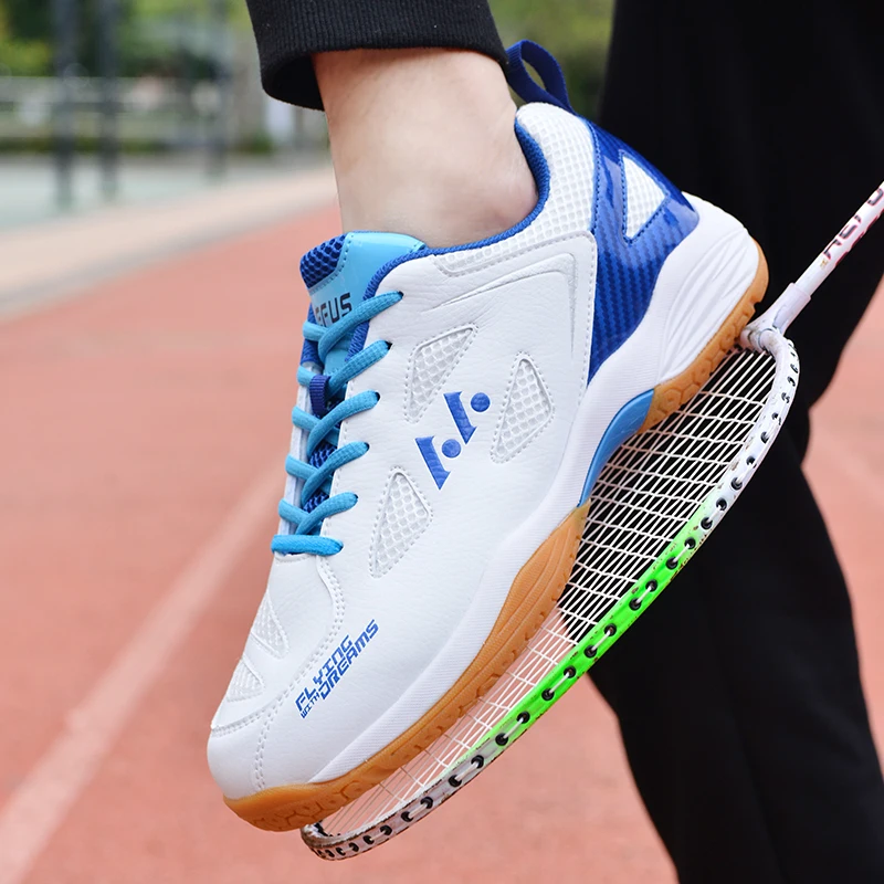 New Badminton Shoes Men's and Women's Tennis Fitness Shoes Lightweight Non-slip Badminton Volleyball Shoes Size 36-46