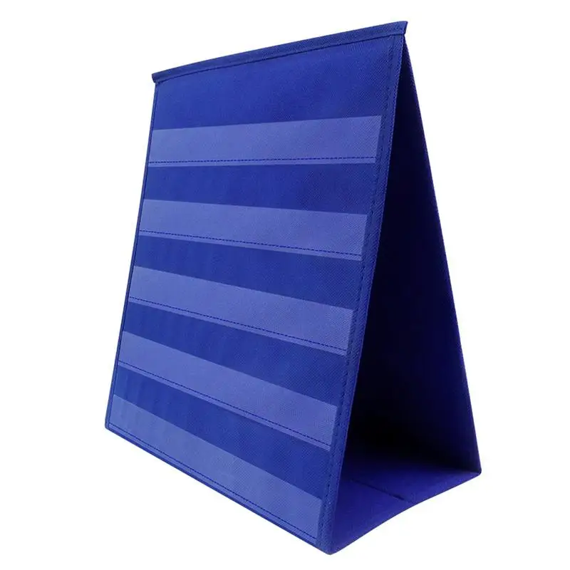 

Classroom Pocket Chart Organizer Double Sided Table Pocket Charts Portable Stand Desktop Pocket Chart For Class Demonstrations
