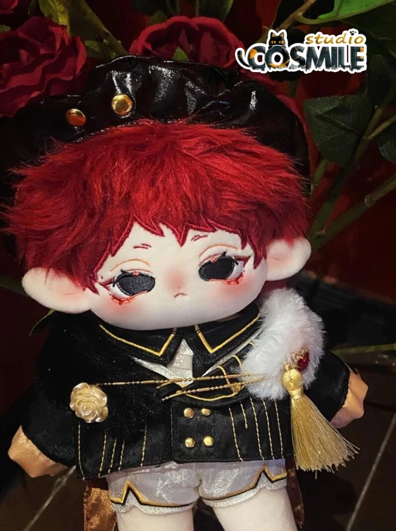 

Vampire Count Prince Assassin Knight Vintage Fashion Costume Suit 20cm 30cm Plush Doll Stuffed Clothes Plushie Clothing SY