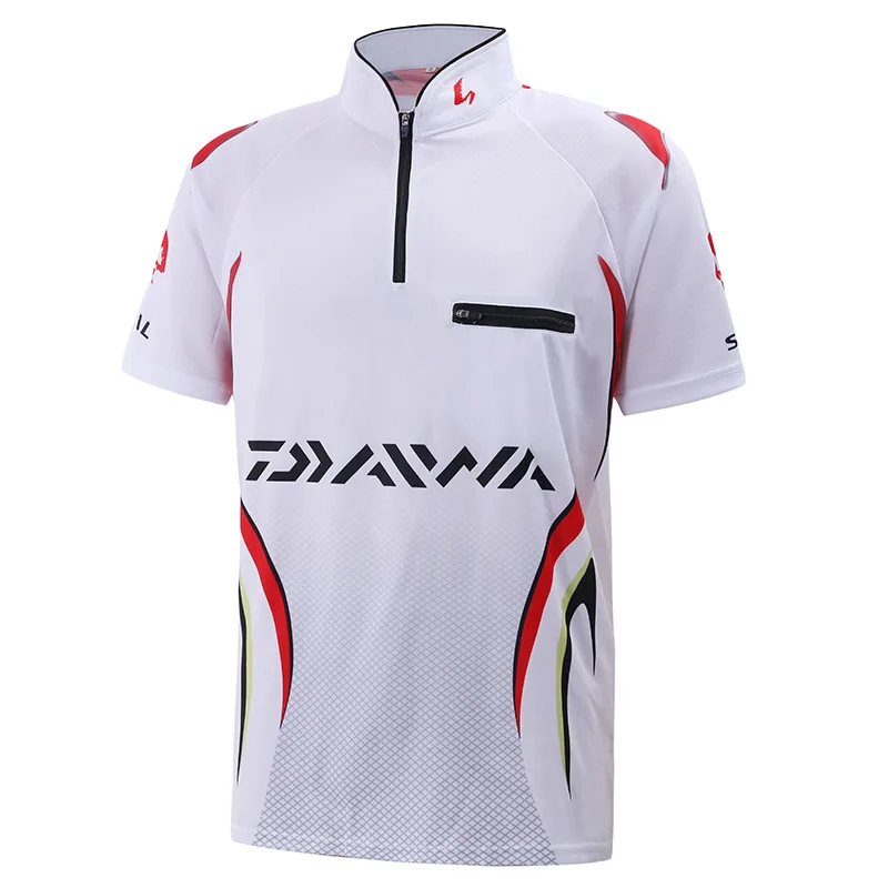 

Man Outdoor Fishing Clothing Summer Short Sleeve Deep Sea Sunscreen Breathable Clothes Anti-uv Ultrathin Fishing Shirts