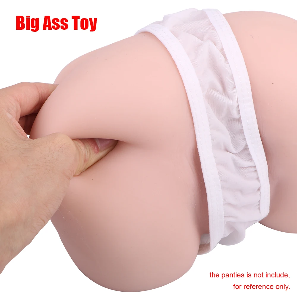 Erotic Big Ass Realistic Vagina 1:1 Lifesize Double Channel Male Masturbator Adult Products Sex Toys For Men 3D Real Pussy