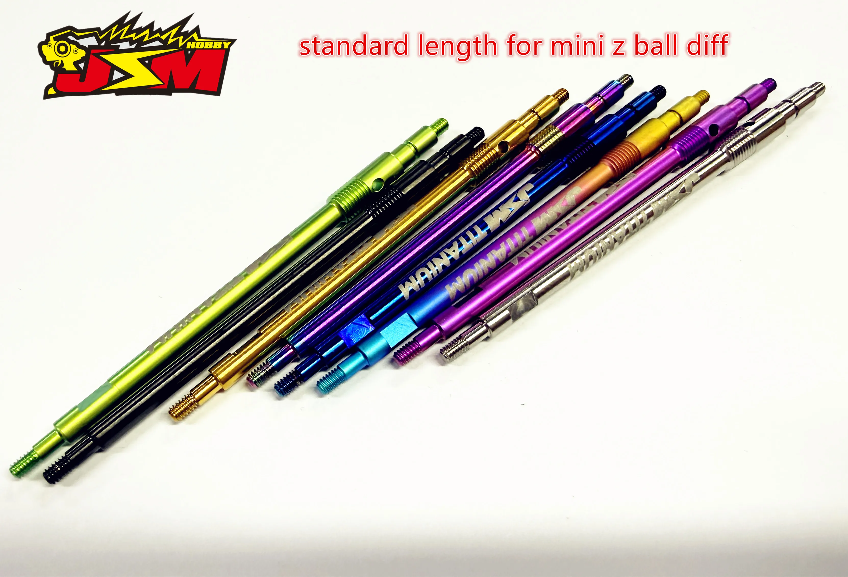 Фото Титановый шариковый дифференциальный вал для MINI Z MR03&04 GL RACING GT/GLR PN RACING NEXX RACING, стандартная длина №1