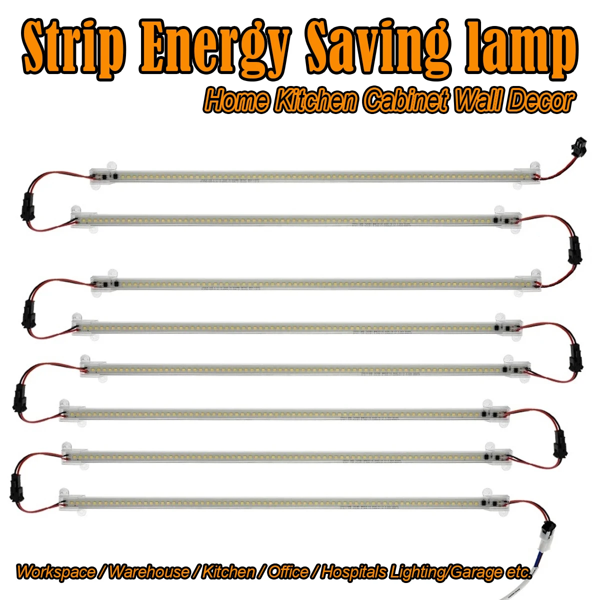 1x - 12x Led Свет светильник 30cm 40cm 50cm витрина энергосберегающая рама алюминиевая