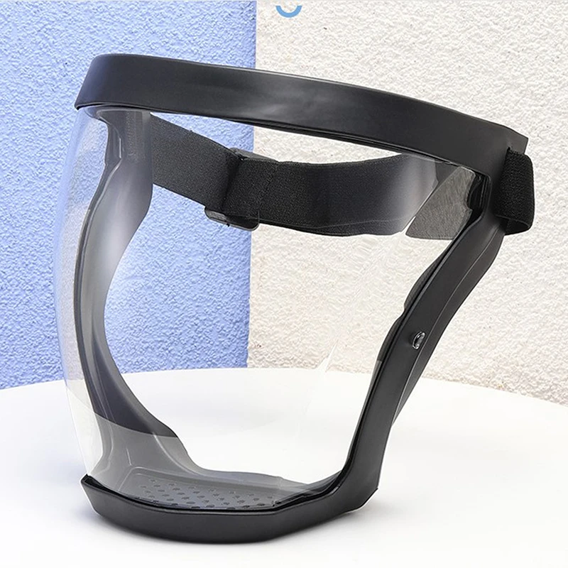 

Full Face Shield Kitchen Transparent Shield Home Oil-splash Proof Eye Facial Outdoor Cycling Mask