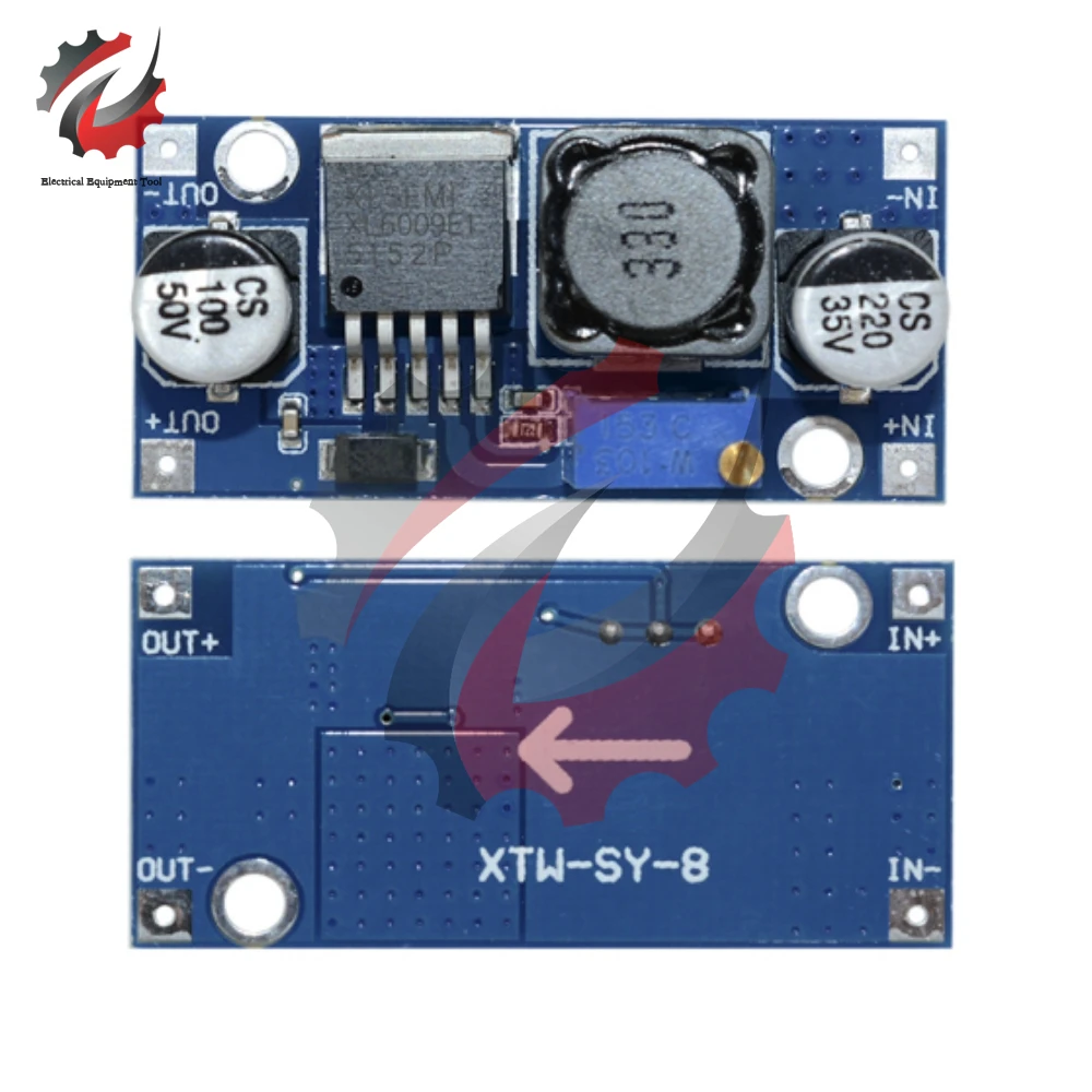 XL6009 DC-DC Повышающий Модуль питания с выходом регулируется Повышающий Модуль LM2577 DC повышающий преобразователь