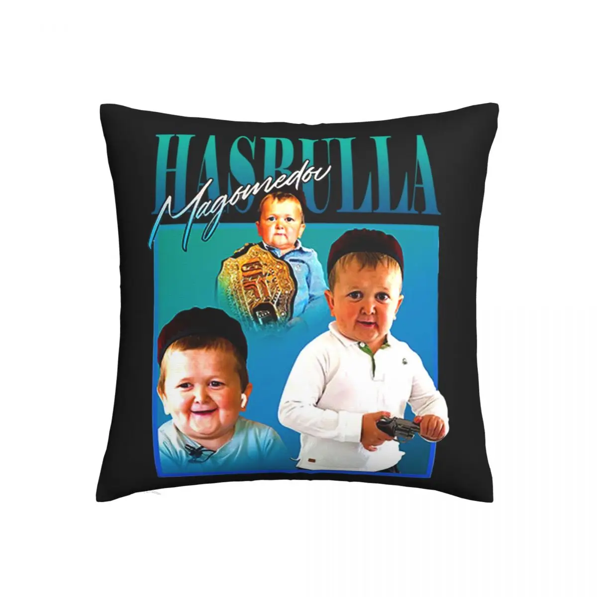 

Hasbulla Homage Pillow Case Magomedov Summer Luxury Pillowcase Polyester Sofa Zipper Cover