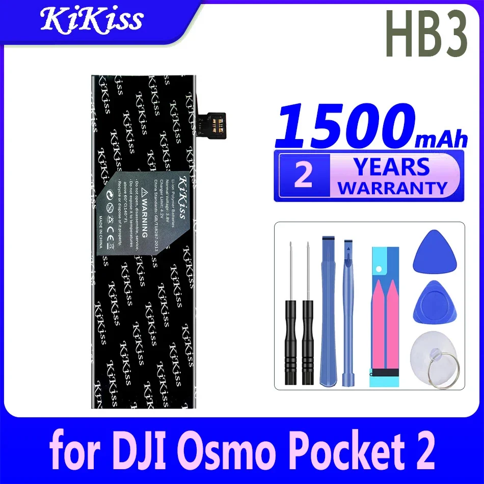 Мощная батарея KiKiss 2 шт./лот 452167 IAS001NA HB3 для DJI osmo pocket II pocket2 Аккумулятор экшн-камеры