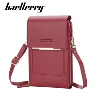 baellerry womens wallet red shoulder bags for teenager girls touch screen cell phone pocket card purse large crossbody bags