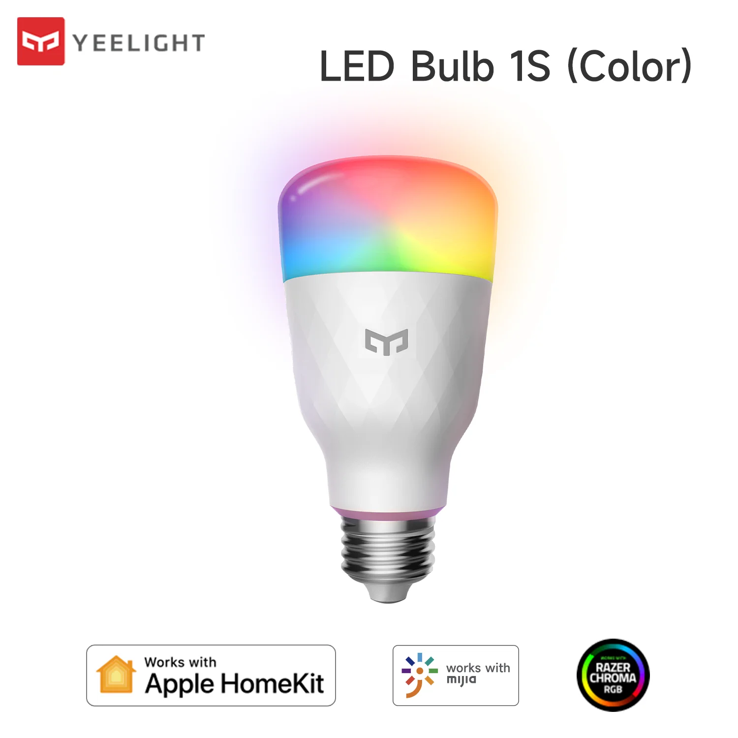 Yeelight Smart LED Bulb 1S/1SE Colorful 800 Lumens 8.5W E27 Lemon Smart Lamp For MiHome App work With apple homekit