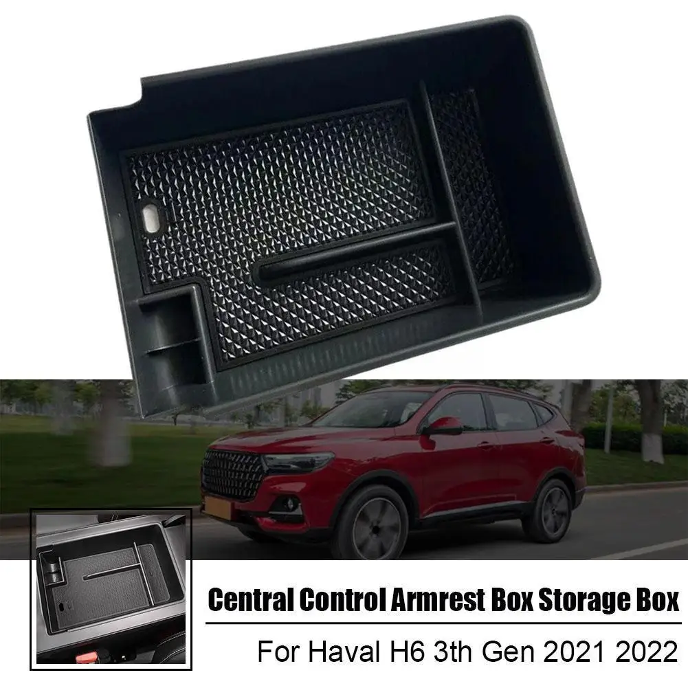 

Автомобильный центральный подлокотник для консоли, контейнер для хранения, органайзер, поднос для Haval H6 3-го поколения 2021 2022, декоративные аксессуары C7G1