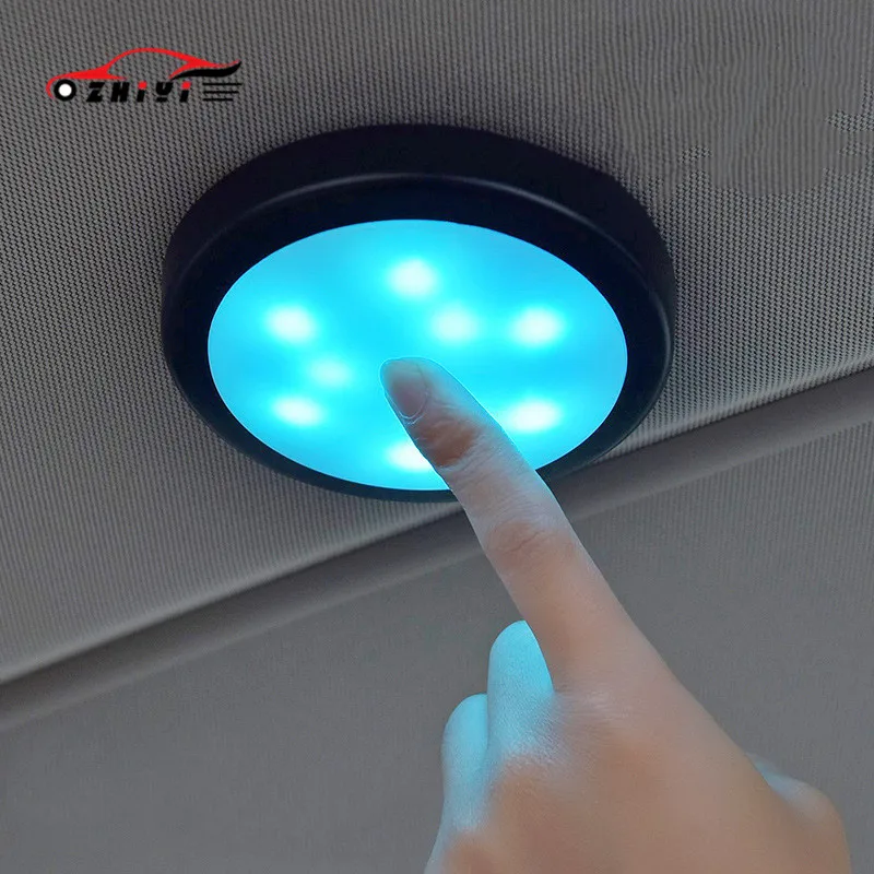 

Sound-activated Car Led Reading Light Colorful Home Stage Lighting Accessories Magnetic Paste Roof Atmosphere Lamp Night Lights