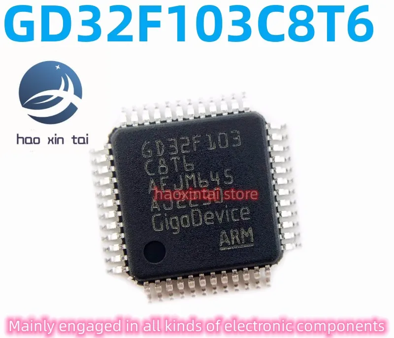 10 шт. точечный прямой GD32F103C8T6 совместимый сменный STM/APM32F103C8T6/CBT6
