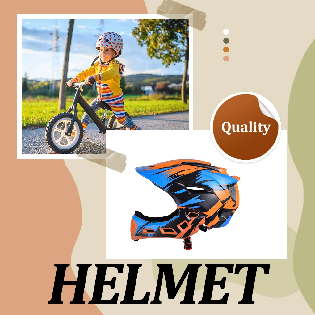 

Полностью закрывающий лицо шлем Защита для головы твердый корпус дышащие Профессиональные Товары для велоспорта детские шлемы Тип