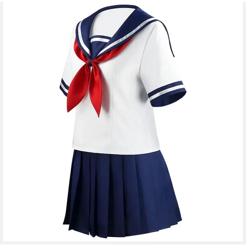 Костюм для косплея игры Yandere Simulator Ayano Aishi, униформа Yandere Chan JK, школьная форма, женский наряд, костюм моряка, юбка, футболка (art.: 3920cb4ecbe27) - 3920cb4ecbe27
