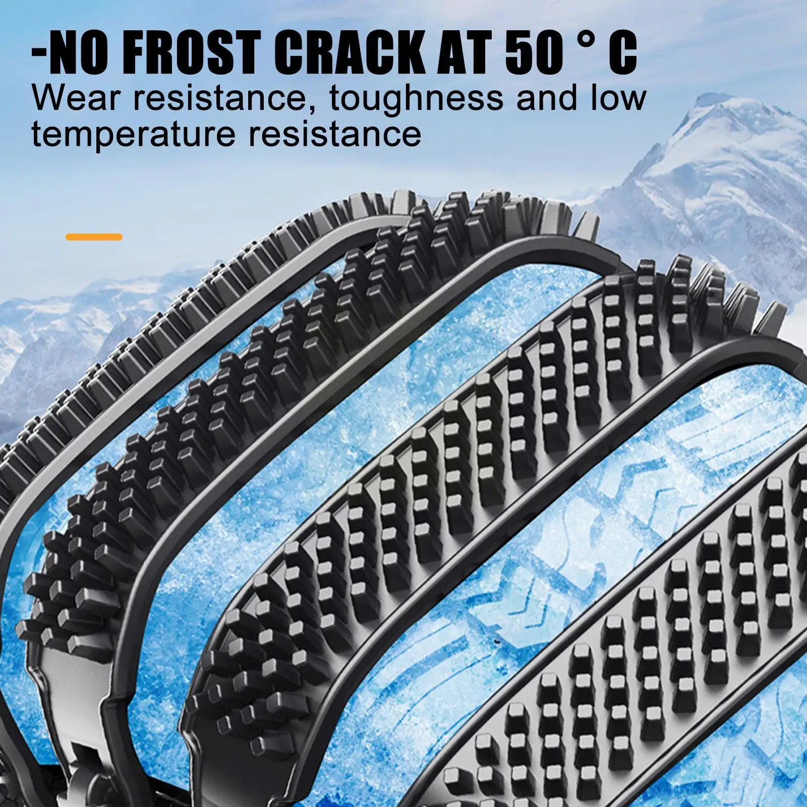 

Car Truck Chain Winter Tire Anti-skid Belt Anti-skid Car Mud Escape Anti-skid Thickened Universal Chain And Track Tire D9I3