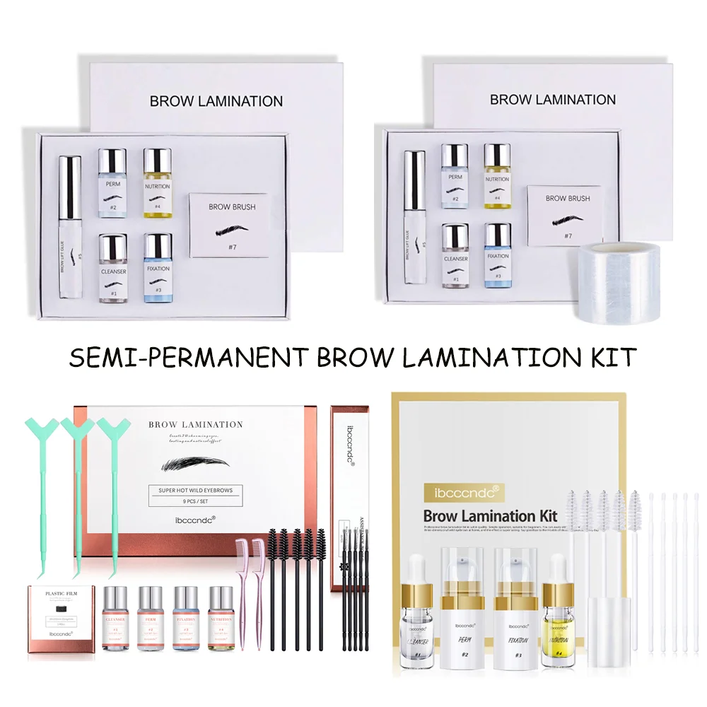 

2023 Brow Lift Kit Eyebrow Lamination Perming Lotion With Glue Brusn Tools Eyebrow Lifting Dropshipping Salon Home Use