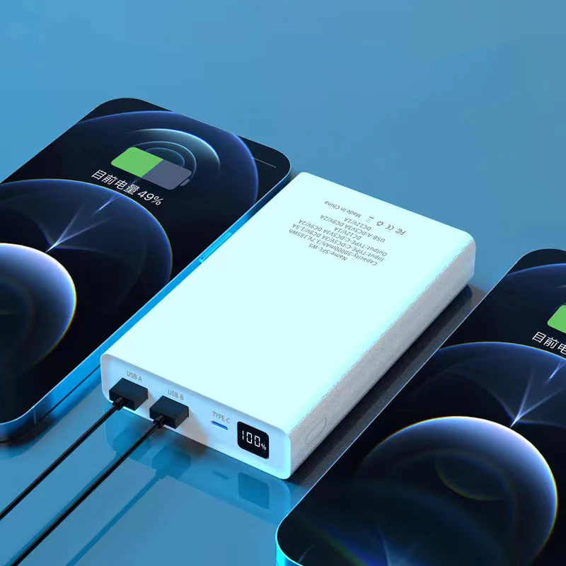 

Portable-Charger-Power-Bank - 50000mAh 2 USB Power Bank Output 5V3.1A Fast Charging Portable Charger Compatible with Smartphones