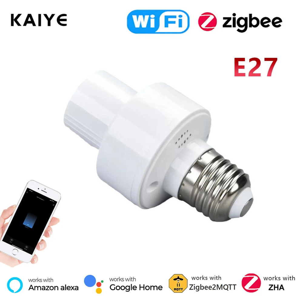 Умная лампа Tuya с поддержкой Wi-Fi и голосовым управлением E27