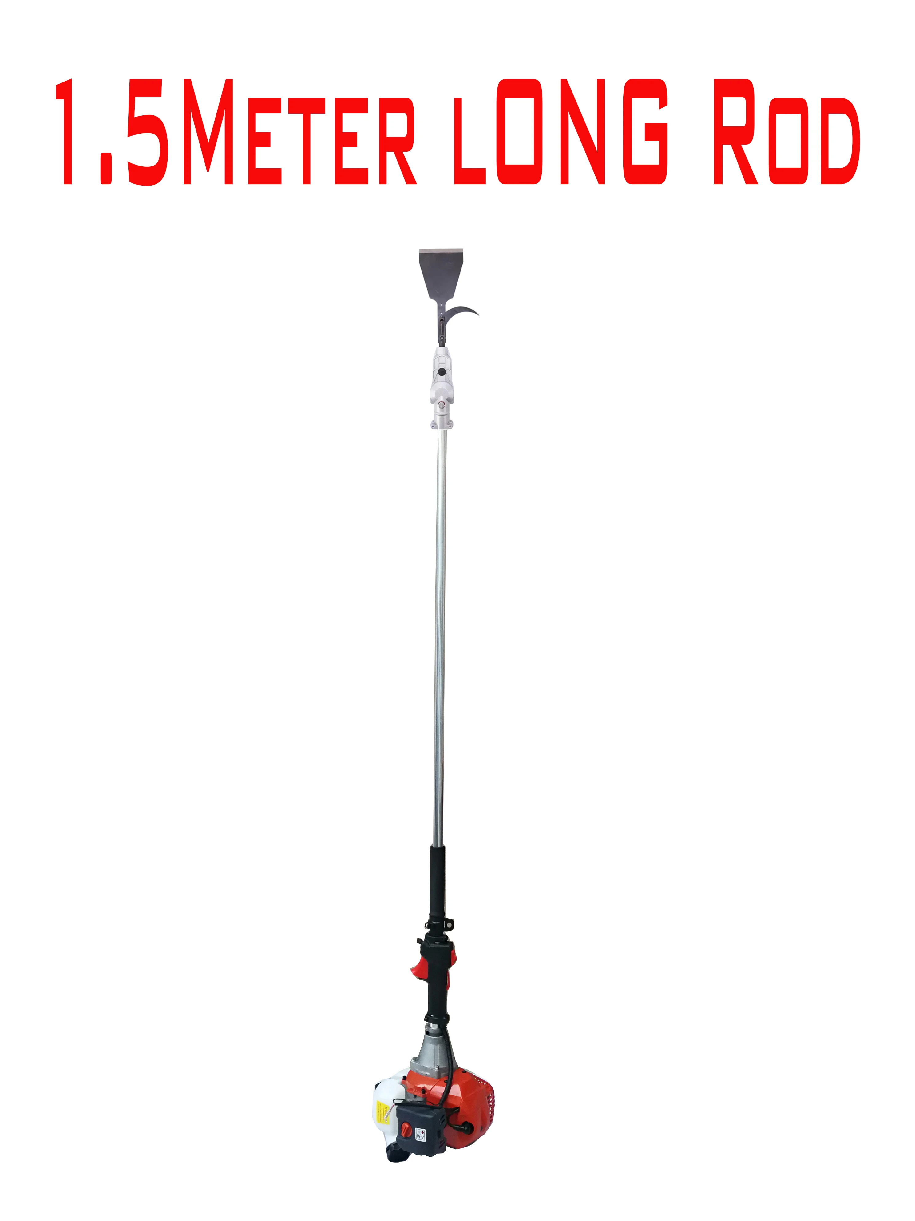 Gasoline Palm Oil Tree Picker Shaker Trimmer Machine Landscaping Extension Pole Fruit Harvester Tool Sickle Blade Cutter