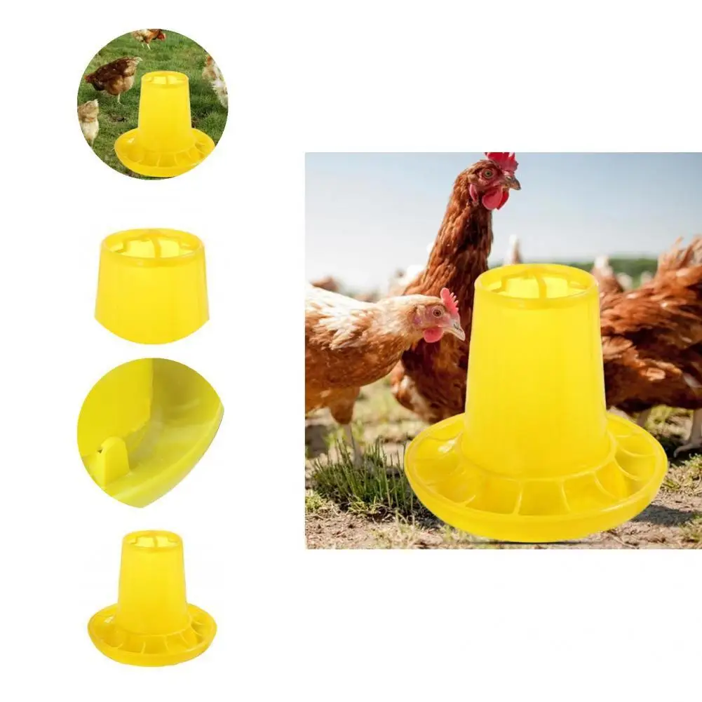 

Poultry Feeder Long-lasting Flexible Strong Toughness Portable Poultry Feeder Poultry Feed Bucket Chicken Feed Bucket