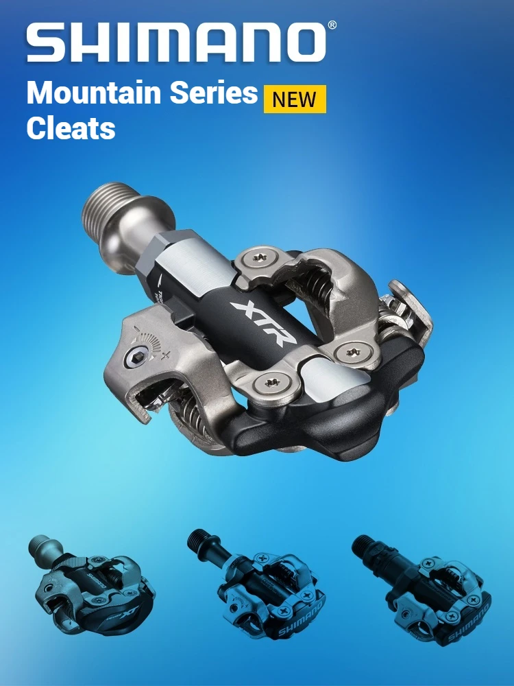 Фото SHIMANO MTB педали M520 M530 M540 M8100 M9100 XTR SPD педали без зажимов для горного велосипеда для велоспорта №1