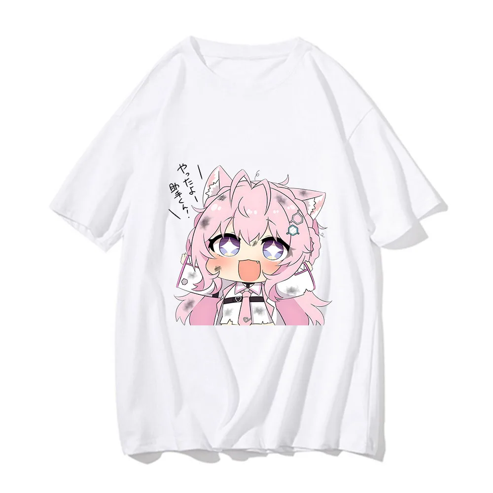 

Hakui Koyori Koyori's Assistants Summer Fashion Print Men for T-shirts Casual Breathable Tops Oversized Cotton Tops Short Sleeve