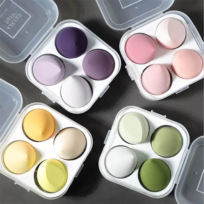 

NEW Makeup Blender Cosmetic Puff Makeup Sponge with Storage Box Foundation Powder Sponge Beauty Tools Women Make Up Accessories