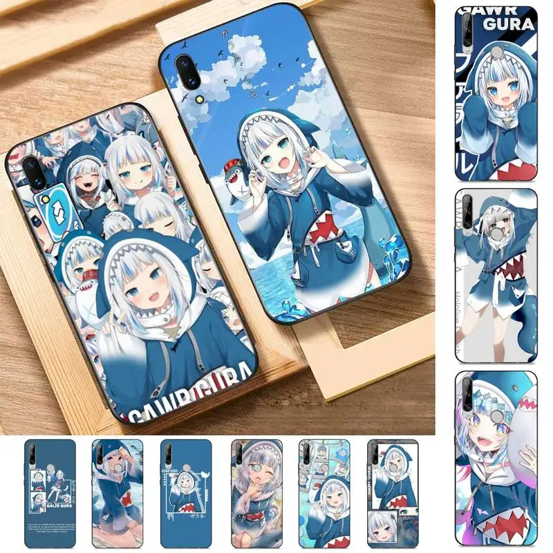 

Gawr Gura anime Phone Case For Y9 6 7 5 Prime Enjoy 7s 7 8 plus 7a 9e 9plus 8E Lite Psmart Shell