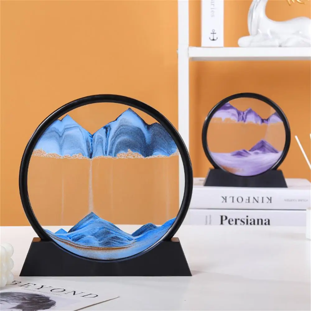 

Relieve Pressure Hourglass Art Home Decoration Exquisite Light Luxury Creative Porch Ornaments Decorative Sand Painting