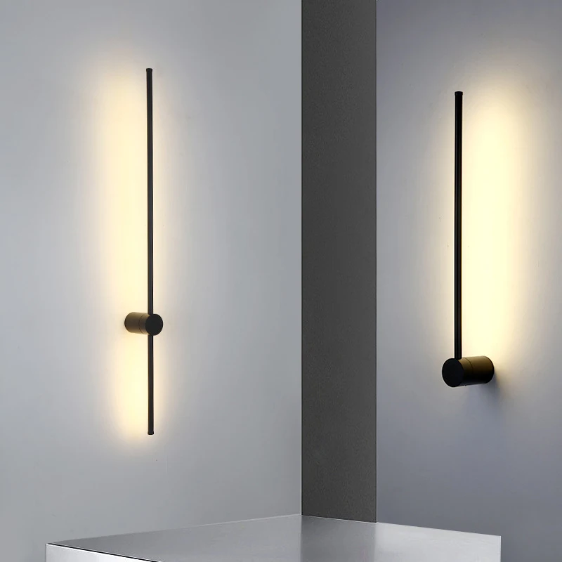 

Настенная лампа в скандинавском стиле, Современная длинная настенная лампа с вращением на 350 ° для прикроватного коридора, спальни, настенное бра, декоративное освещение