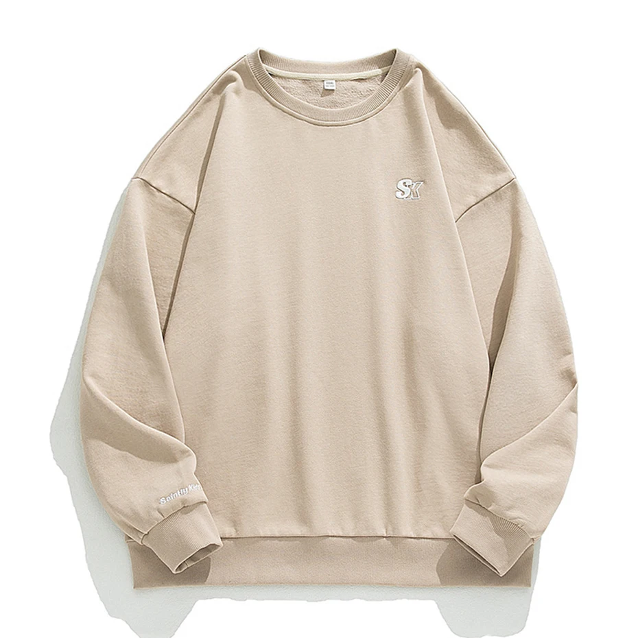 2023 Men's Sweatshirts Sweatpants Suit Spring Autumn Loose Streetwear Harajuku Hip Hop Hoodie Joggers