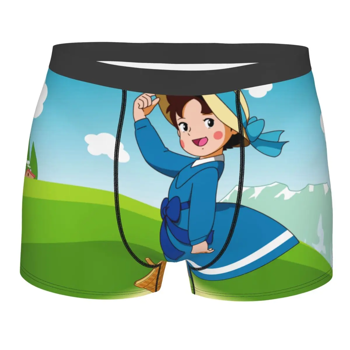 Сексуальные трусы-боксеры Alps Mountain Girl Happy Heidi на заказ мужские дышащие трусы нижнее