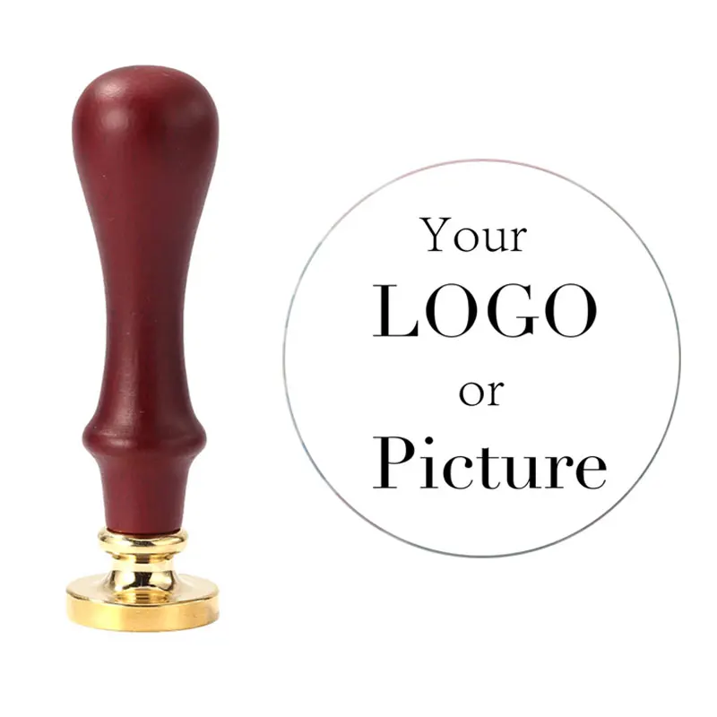 

Custom Seal Wax Seal Stamp Customized with Own Logo Wedding Invitation Birthday Gift Stamp Replaceable Handle Stamp Crafts Seal