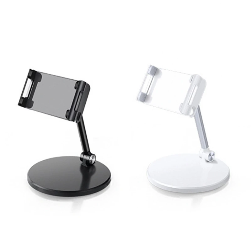 

Tablet Stand Holder Folding 360°Swivel Desk Mount for 5"-12" Cellphone Tablets