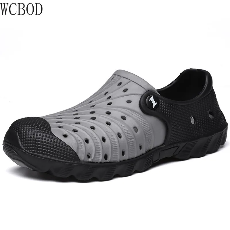 

WCBOD Men's Shoes Summer Casual Man Shoes Clogs Men Sandalias Outdoor Beach Slip on Shoe Garden Clogs Casual Water Slippers