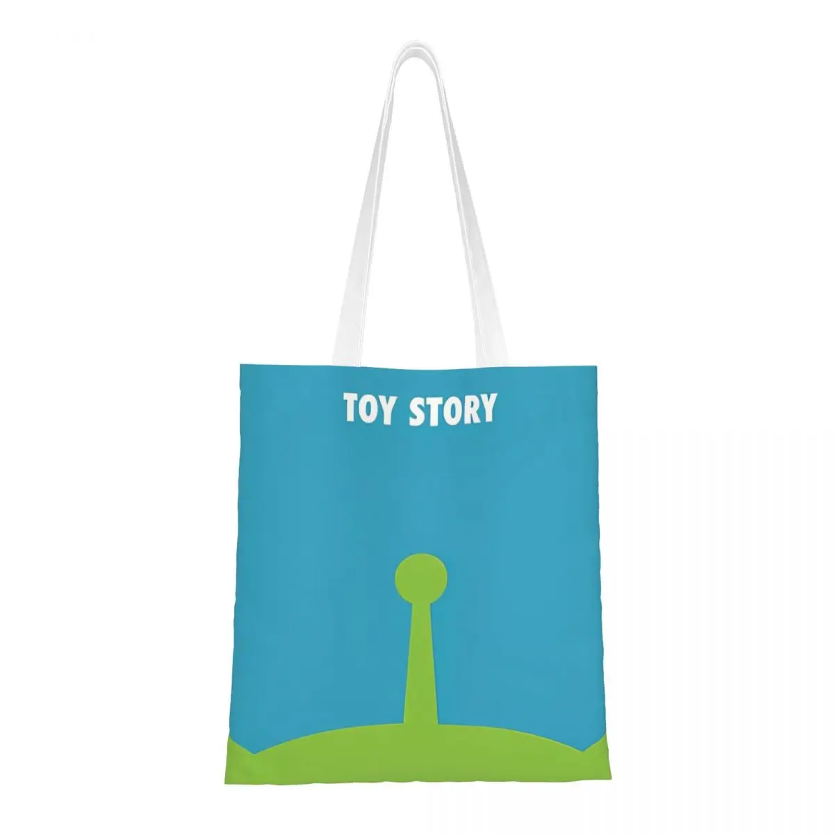 Холщовая большая сумка История игрушек с милым узором и звездами многоразовая