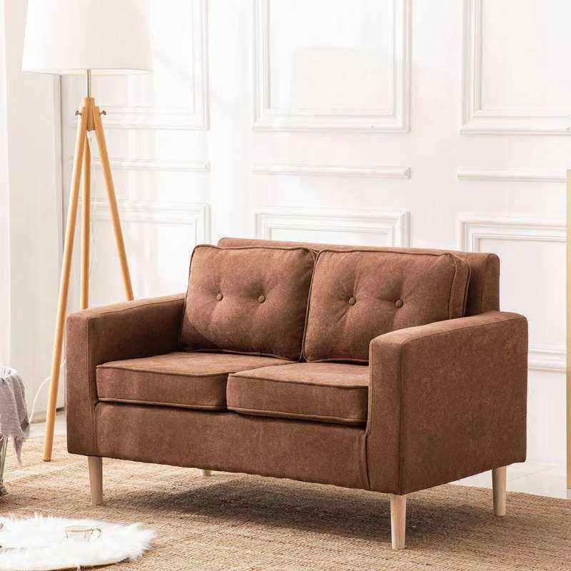 يرhandel Ergonomisch Sitz Bequemes Design Massivholz Beine Kleines Sofa Für Wohnzimmer
