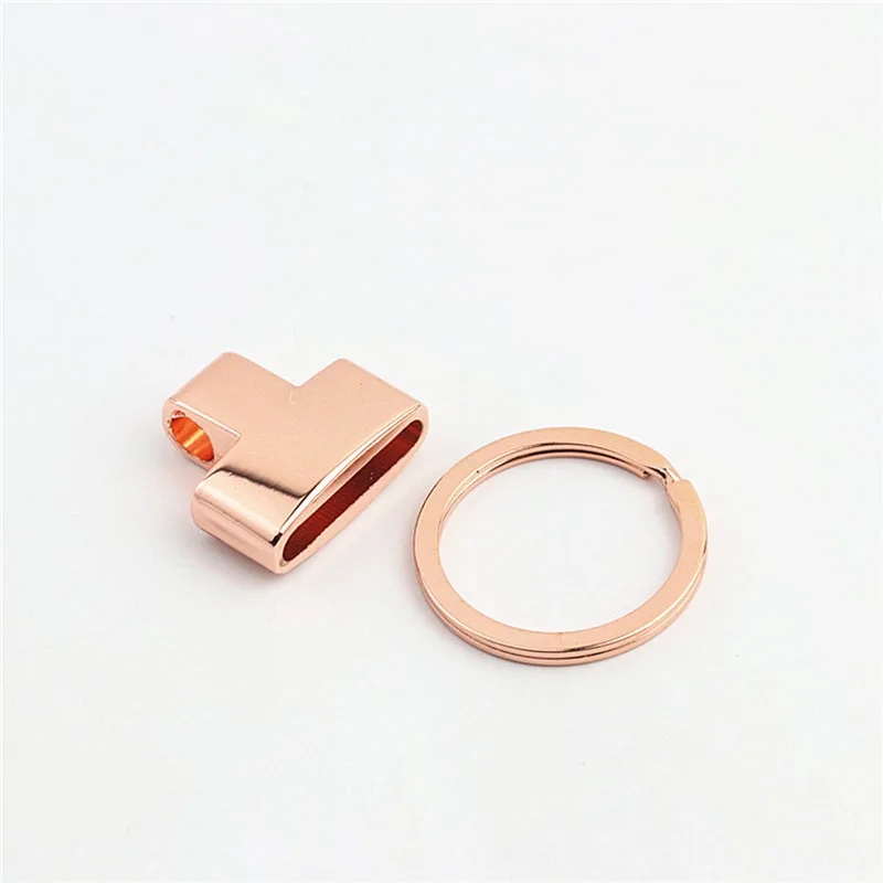20Pcs 22mm Metal O Ring Keychain Buckle Webbing Cord Bag Strap Hanger Connection End Clasps Hook DIY Hardware Accessory