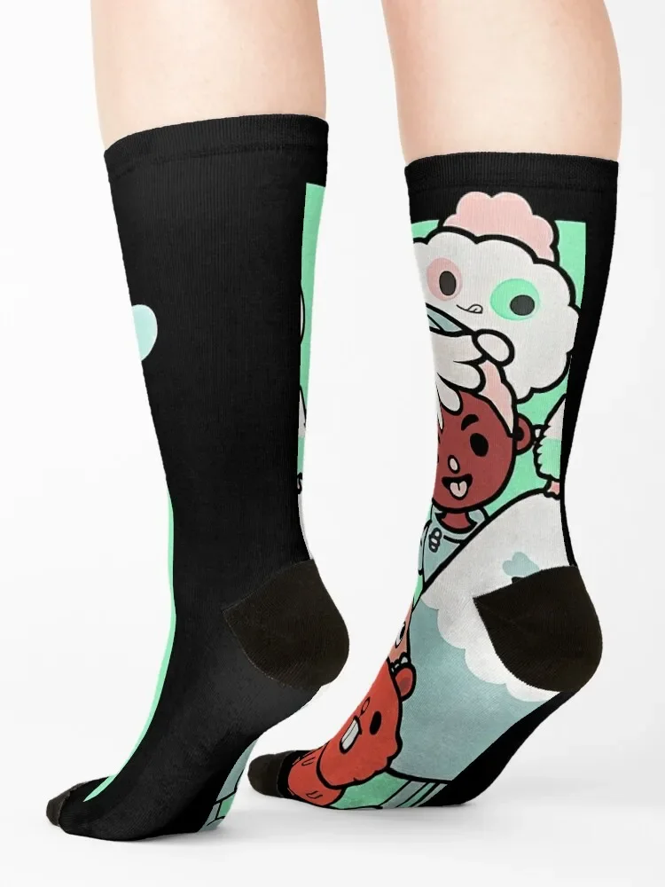 Красочные носки Toca бока мир новые женские для гольфа мужские