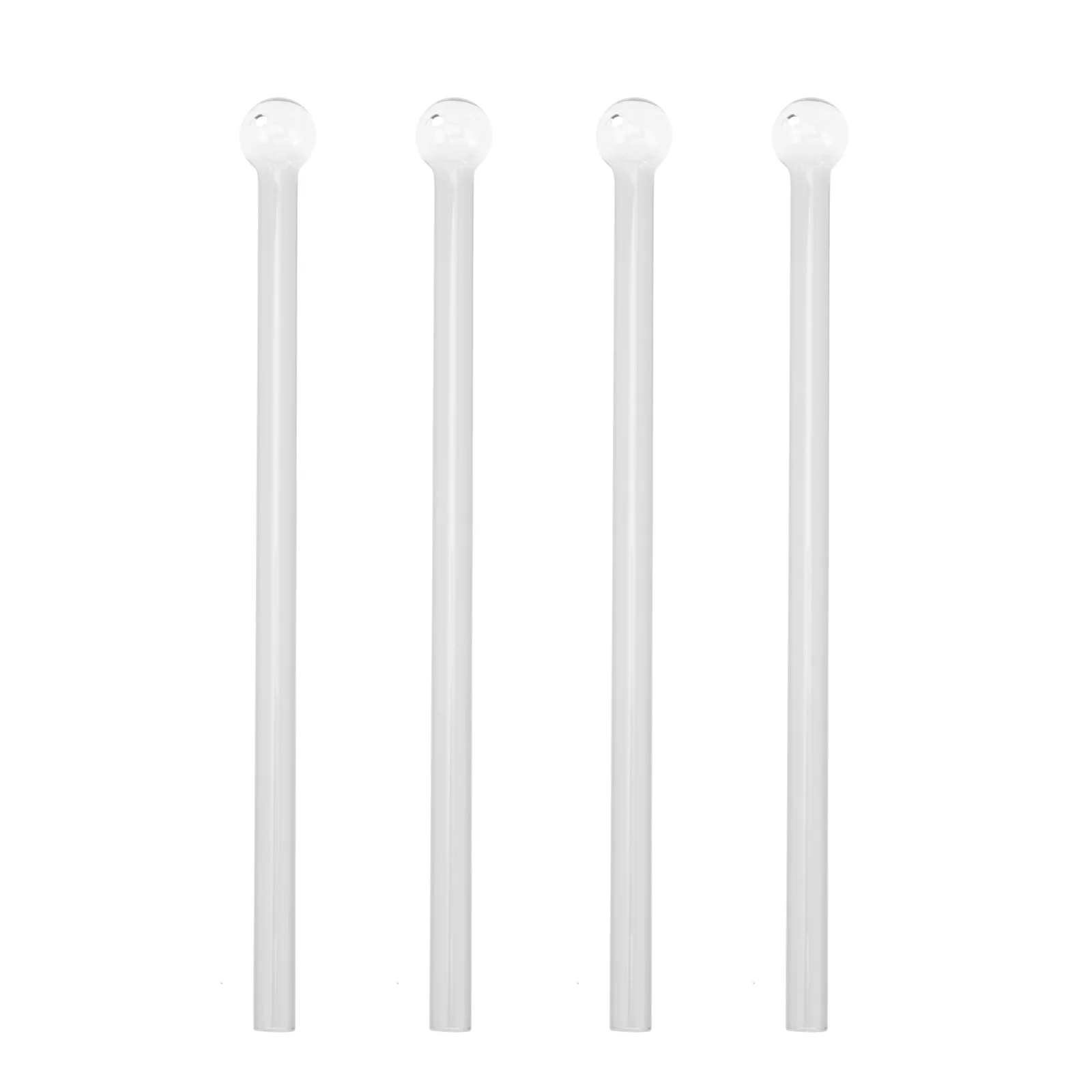 

6pcs Glass Oil Lamp Burner Oil Burner Glass Pipe Oil Lamp Accessory