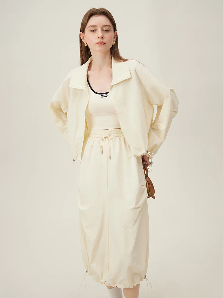 Женский костюм для защиты от солнца FSLE летняя крутая куртка с юбкой