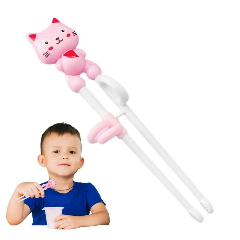 

Kid Chopsticks Three-Finger Ring Positioning Toddler Eating Supplies Non-Slip Right-handed Baby Training Chopsticks Beginners
