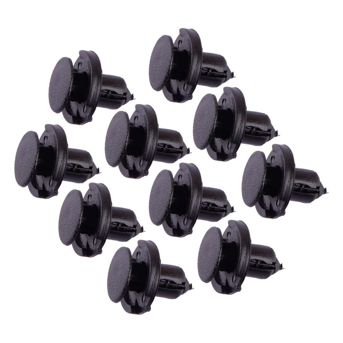 

50 шт., черные фиксаторы для автомобильного бампера, брызговика, заклепки крепления, подходят для Nissan Toyota 90467-08185