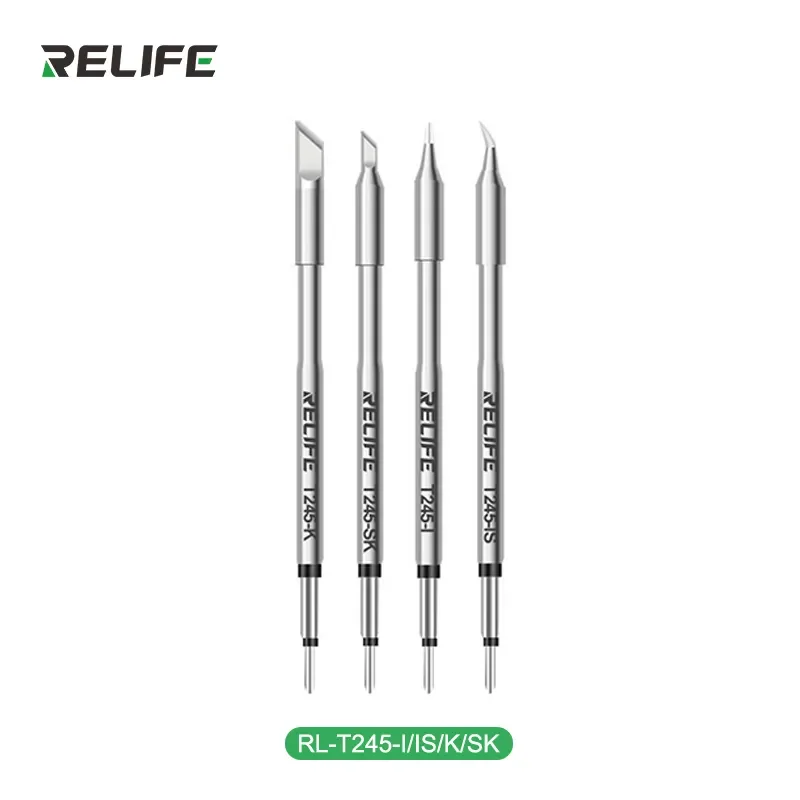 

Наконечник для паяльной станции RELIFE C210 T245 C115 T12, Жала для паяльной станции JBC Sugon Aifen Aixun GVM T115 T210 C245, оригинал