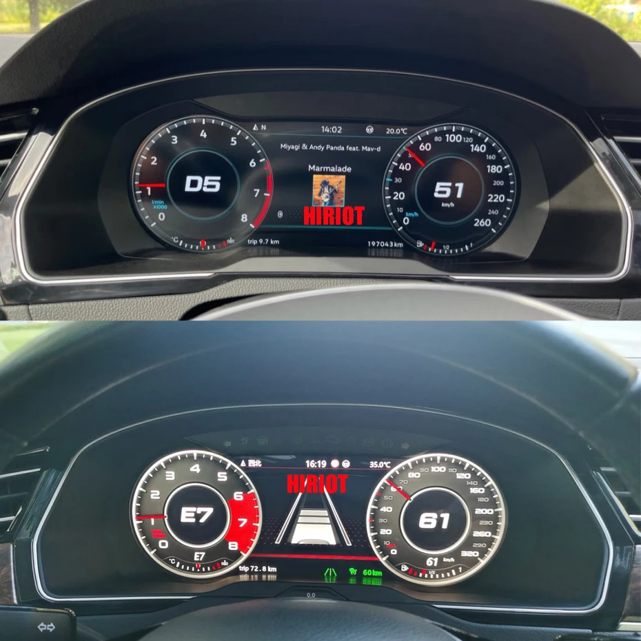 Цифровой Виртуальный кабина для VW Golf 6 7 5 GTE MK6 MK7 Passat B6 B7 B8 CC Tiguan Scirocco Jetta инструмент